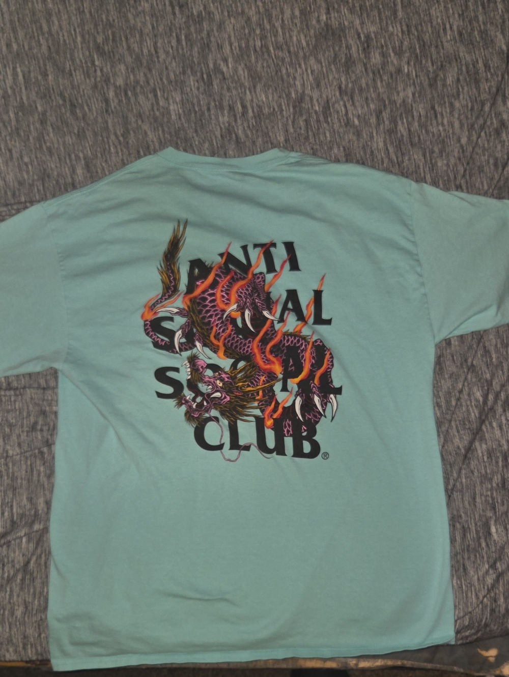 Anti Social Social Club Mint Dragon Graphic Tee
